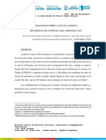 Reflexiones Sobre La Escuela Remota Epae