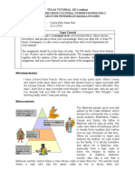 TUGAS TUTORIAL KE-1 (Online) Kode Pbis4102/Cross Cultural Understanding/Sks 2 Program Studi Pendidikan Bahasa Inggris