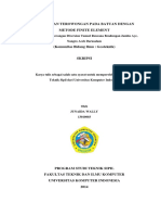 Pemodelan Terowongan Pada Batuan Dengan Metode Finite Element