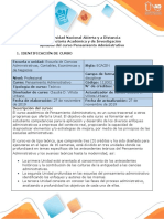 Syllabus Del Curso Pensamiento Administrativo