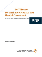 Top 20 Vmware Performance Metrics