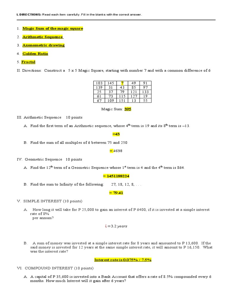 Math Problem Solving Guide | PDF | Interest | Interest Rates