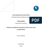 Politicas de Estabilización en America Latina