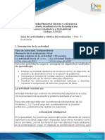 Guia de Actividades y Rúbrica de Evaluación - Fase 5 - Evaluación