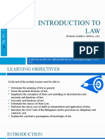 1 - Introduction To Law