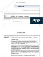 Memorias de La Guerra en Colombia, Relatos de Una Mujer Excombatiente (Recuperado Automáticamente)