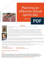 Planning An Effective Virtual Sports Day Online Learning A