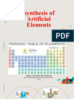 Lesson 6 - Synthesis of Artificial Elements