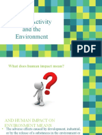 Human Activity and The Environment