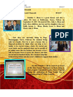 Infographic in English Maery Ann A. Ilisan Grade 9 Emerald 09/18/17
