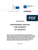 Professional English for Students of Logistics