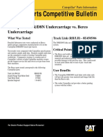 Parts Competitive Bulletin: Caterpillar D8R/D8N Undercarriage vs. Berco Undercarriage