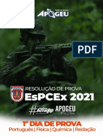 Prova Comentada - Concurso EsPCEx 2021 - DIA 01