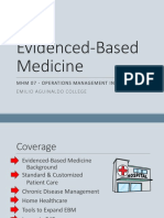 Evidenced Based Medicine