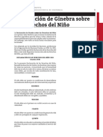 Declaración de Ginebra Sobre Los Derechos Del Niño