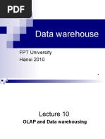 Data Warehouse: FPT University Hanoi 2010