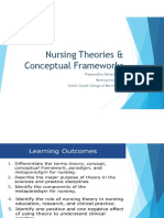 Nursing Theories and Frame Work PDF