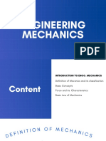 Introduction To Engineering Mechancis