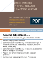 Module 1 - Introduction To Research