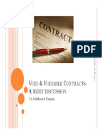 Void and Voidable Contract