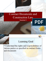 Contract Documents and Construction Law: Session 3