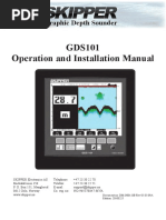 GDS101 Operation and Installation Manual: Graphic Depth Sounder