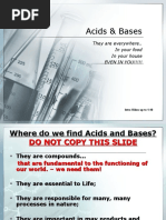 Acid and Base