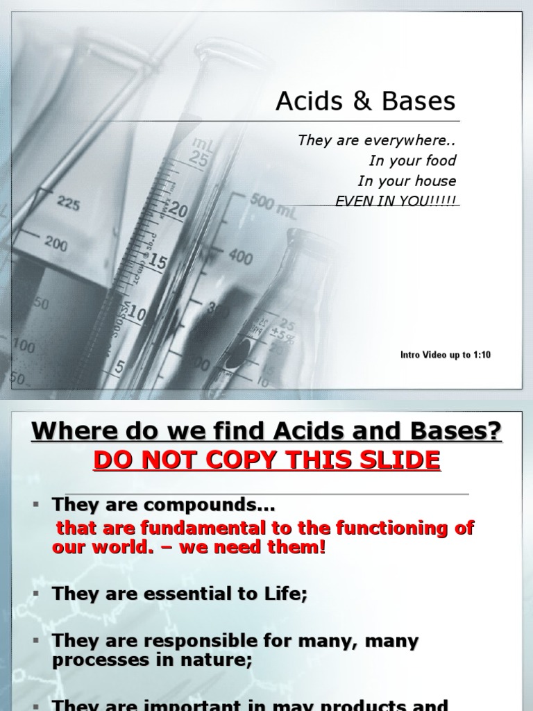 6 1 WHAT IS AN ACID AND A BASE intelligence overview