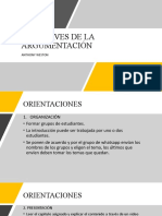 Tarea Las Claves de La Argumentación