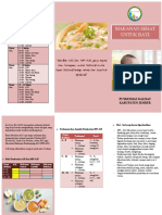 Leaflet Makanan Sehat Untuk Bayi