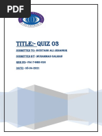 Oop Quiz 03