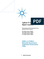 Agilent X-Series Signal Analyzer: N9081A & W9081A Bluetooth Measurement Application Measurement Guide