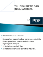 Statistik Diskriptif Dan Penyajian Data (Kul - 2) Fix