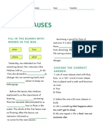 Noun Clauses Worksheet