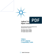 Agilent X-Series Signal Analyzer: N9062A SCPI Language Compatibility Guide