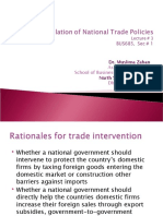 202-3 Formulation of National Trade Policies (1)