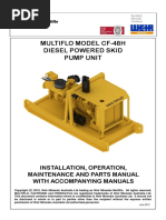 Multiflo rf85mv Dewatering Pump Spec Sheet | PDF | Pump | Diesel Engine
