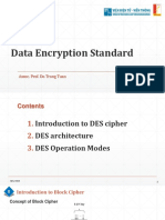 Des - Data Encryption Standard: Assoc. Prof. Do Trong Tuan