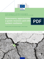 Bioeconomy Opportunities For A Green Recovery and Enhanced System Resilience