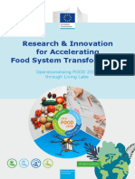 Research & Innovation For Accelerating Food System Transformation