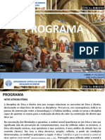 Modulo - Programa Ética e Direito - 2021