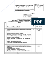 Disciplina Boli Ocupaționale 09.3.1.08 Planurile Tematice Si Calendaristice Ale Cursurilor Și Lucrărilor Practice (Seminare)