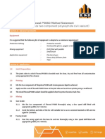 Flexseal PS660 Method Statement (High Performance Two Component Polysulphide Civil Sealant)