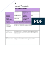 Project Proposal Template: Appendix 2