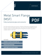 Metal Smart Flange (MSF) : Fully Mechanical Pipe End Connector