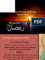 Materi Amalan Sunnah Dibulan Suci Ramadhan