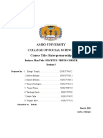 Ambo University College of Social Science Course Title: Enterprenureship