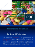 3.RUOLO DELL'INFERMIERE NELLA PREPARAZIONE E SOMMINISTRAZIONE DEI FARMACI IN S.O. E UTI