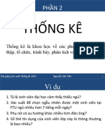 Thống Kê: Thống kê là khoa học về các phương pháp thu thập, tổ chức, trình bày, phân tích và xử lý số liệu