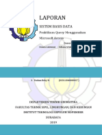 Laporan Sistem Basis Data Spatial